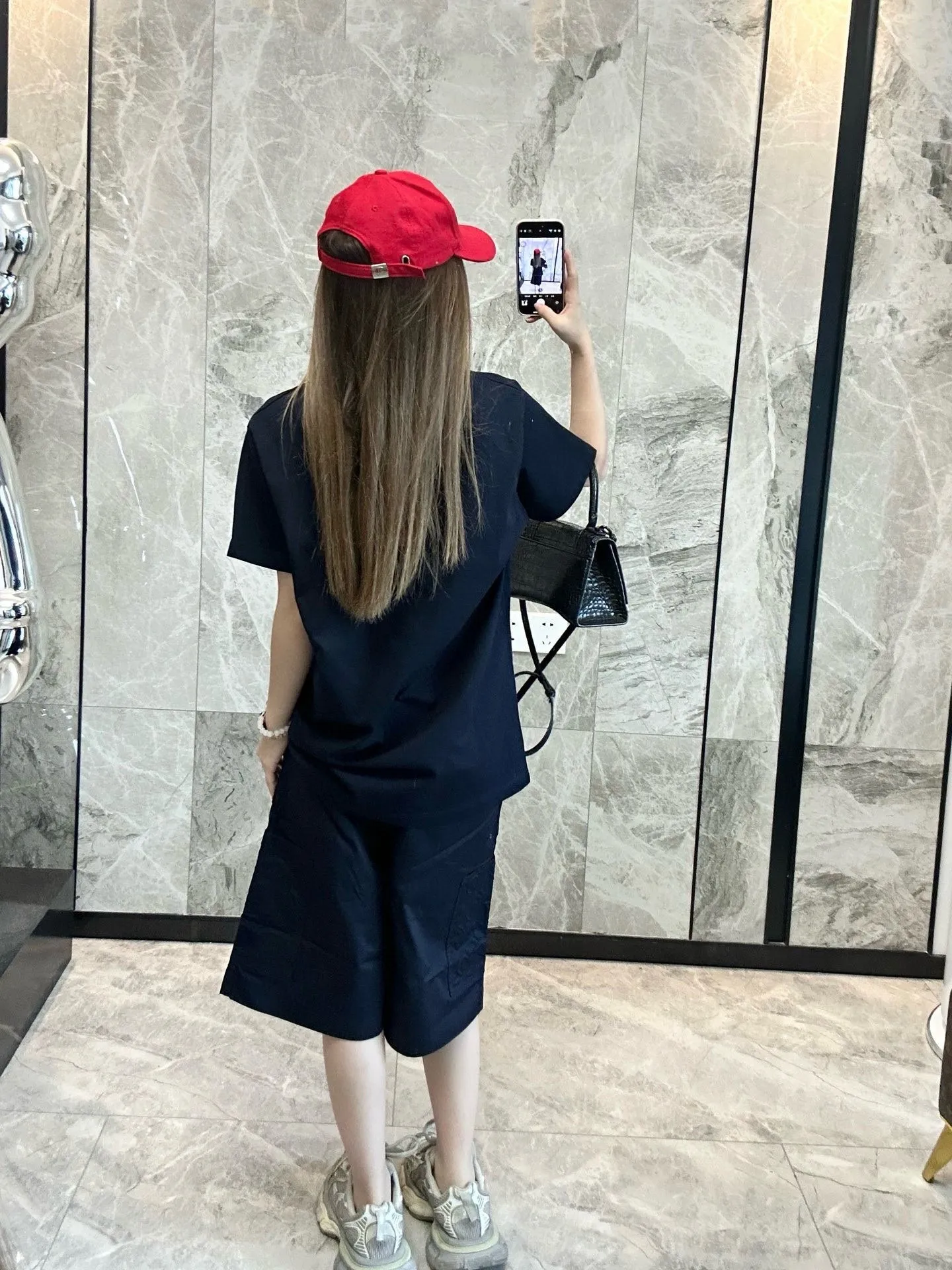 Louis Vuitton/Louis Vuitton 25ss pocket presbyopic embossed cargo shorts
